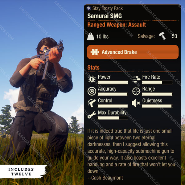 state of decay 2 samurai smg