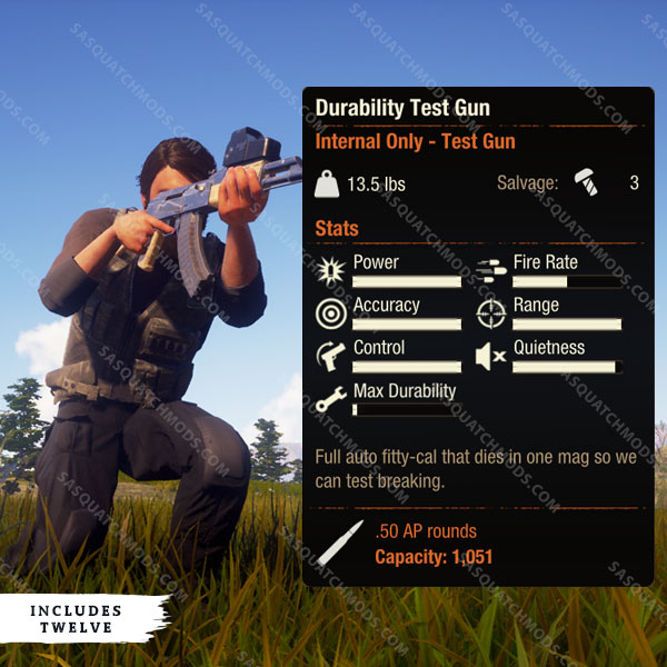 state of decay 2 durability test gun