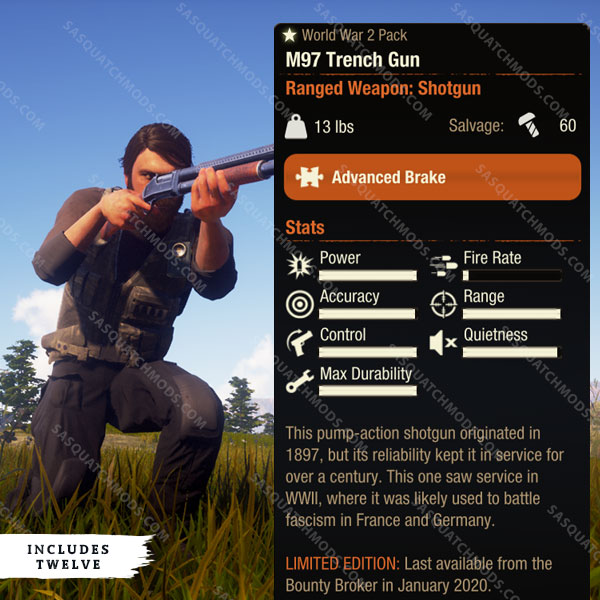 state of decay 2 m97 trench gun