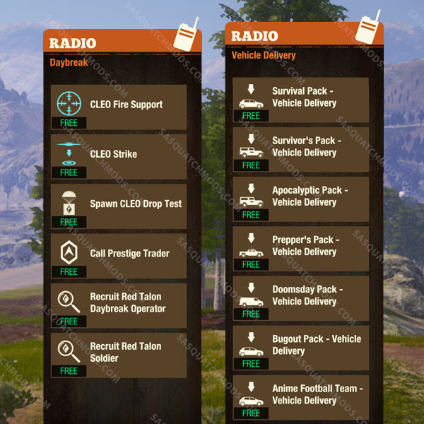 Modded Base Slots - State of Decay 2 - Sasquatch Mods